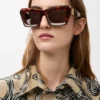 Abgeschrägte Cateye-Sonnenbrille Abgeschrägte Cateye-Sonnenbrille
