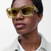 Abgeschrägte Cateye-Sonnenbrille Abgeschrägte Cateye-Sonnenbrille