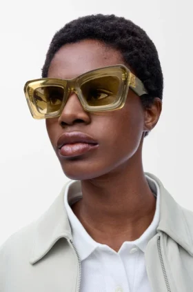 Abgeschrägte Cateye-Sonnenbrille