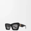 Abgeschrägte Cateye-Sonnenbrille Abgeschrägte Cateye-Sonnenbrille