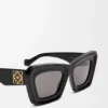 Abgeschrägte Cateye-Sonnenbrille Abgeschrägte Cateye-Sonnenbrille