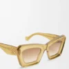 Abgeschrägte Cateye-Sonnenbrille Abgeschrägte Cateye-Sonnenbrille