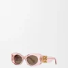 Abgeschrägte ovale Maxi-Anagram-Sonnenbrille Abgeschrägte ovale Maxi-Anagram-Sonnenbrille