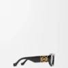 Abgeschrägte ovale Maxi-Anagram-Sonnenbrille Abgeschrägte ovale Maxi-Anagram-Sonnenbrille
