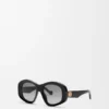Abgeschrägte Sonnenbrille in Pentagon-Form Abgeschrägte Sonnenbrille in Pentagon-Form