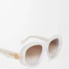 Abgeschrägte Sonnenbrille in Pentagon-Form Abgeschrägte Sonnenbrille in Pentagon-Form