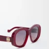 Abgeschrägte Sonnenbrille in Pentagon-Form Abgeschrägte Sonnenbrille in Pentagon-Form