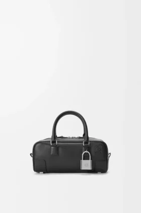 Amazona 23 Cropped-Tasche aus glänzendem Kalbsleder
