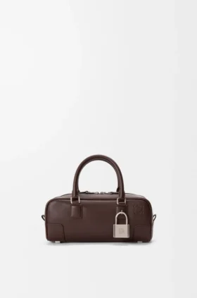 Amazona 23 Cropped-Tasche aus glänzendem Kalbsleder