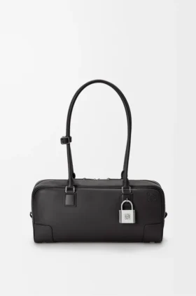 Amazona 31 Cropped-Tasche aus glänzendem Kalbsleder