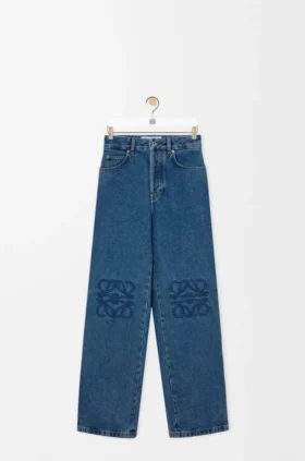 Anagram Baggy-Jeans aus Denim