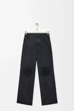 Anagram Baggy-Jeans aus Denim Anagram Baggy-Jeans aus Denim
