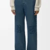 Anagram Baggy-Jeans aus Denim