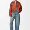 Anagram Barrel-Jeans aus Denim