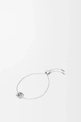 Anagram-Bombé-Armband aus Sterlingsilber