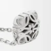 Anagram-Bombé-Armband aus Sterlingsilber Anagram-Bombé-Armband aus Sterlingsilber