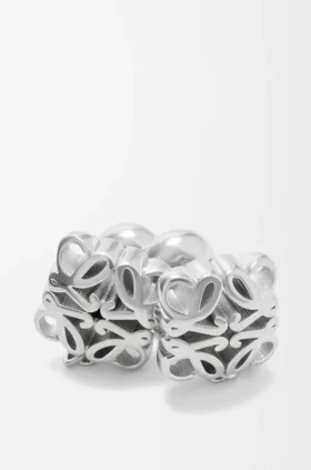 Anagram Bombé Kettenohrringe aus Sterlingsilber Anagram Bombé Kettenohrringe aus Sterlingsilber