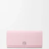Anagram Continental-Portemonnaie aus Kalbsleder mit Pebble-Struktur