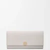 Anagram Continental-Portemonnaie aus Kalbsleder mit Pebble-Struktur