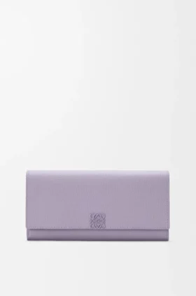 Anagram Continental-Portemonnaie aus Kalbsleder mit Pebble-Struktur
