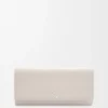 Anagram Continental-Portemonnaie aus Kalbsleder mit Pebble-Struktur