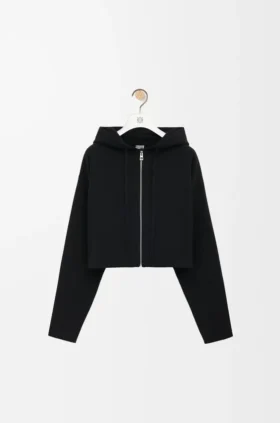 Anagram-Kapuzenpullover mit Reißverschluss aus Wolle
