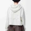 Anagram-Kapuzenpullover mit Reißverschluss aus Wolle Anagram-Kapuzenpullover mit Reißverschluss aus Wolle