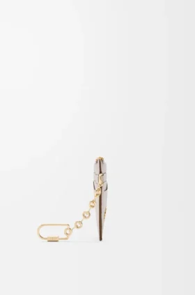 Anagram-Kartenetui „Square“ aus Kalbsleder mit Pebble-Struktur