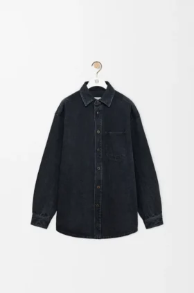 Anagram-Overshirt aus Denim