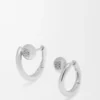 Anagram Pebble Mini-Creolen aus Sterlingsilber Anagram Pebble Mini-Creolen aus Sterlingsilber