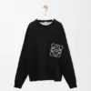 Anagram-Pullover mit Tasche aus Baumwollmischung Anagram-Pullover mit Tasche aus Baumwollmischung