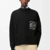 Anagram-Pullover mit Tasche aus Baumwollmischung Anagram-Pullover mit Tasche aus Baumwollmischung