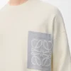 Anagram-Pullover mit Tasche aus Baumwollmischung Anagram-Pullover mit Tasche aus Baumwollmischung