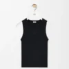 Anagram-Tanktop aus Stretch-Viskose