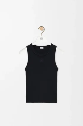 Anagram-Tanktop aus Stretch-Viskose