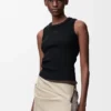 Anagram-Tanktop aus Stretch-Viskose