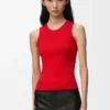 Anagram-Tanktop aus Stretch-Viskose
