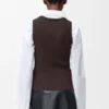Anagram-Tanktop aus Stretch-Viskose