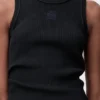 Anagram-Tanktop aus Stretch-Viskose