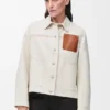 Arbeitsjacke aus Baumwolle und Leinen Arbeitsjacke aus Baumwolle und Leinen