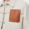 Arbeitsjacke aus Baumwolle und Leinen Arbeitsjacke aus Baumwolle und Leinen