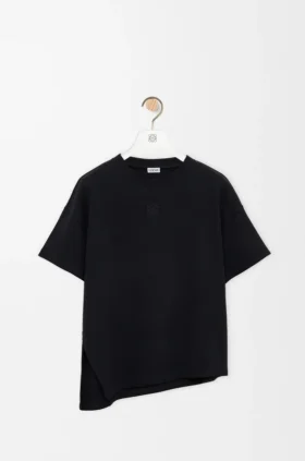 Asymmetrisches Hemd aus Baumwollmischung