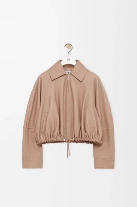Balloon-Jacke aus Nappa-Lammleder