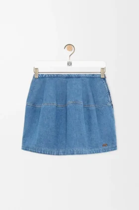 Balloon-Röckchen aus Denim