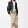 Bikerjacke aus Nappa-Lammleder Bikerjacke aus Nappa-Lammleder