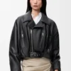 Bikerjacke aus Nappa-Lammleder Bikerjacke aus Nappa-Lammleder