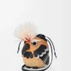 „Bird“-Tasche aus Iraca-Palmenblättern und Kalbsleder „Bird“-Tasche aus Iraca-Palmenblättern und Kalbsleder