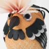 „Bird“-Tasche aus Iraca-Palmenblättern und Kalbsleder „Bird“-Tasche aus Iraca-Palmenblättern und Kalbsleder