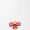 Blumen-Anstecknadel aus Kalbsleder Blumen-Anstecknadel aus Kalbsleder