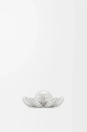 Blumenhut-Anhänger aus Sterlingsilber und Kristallen